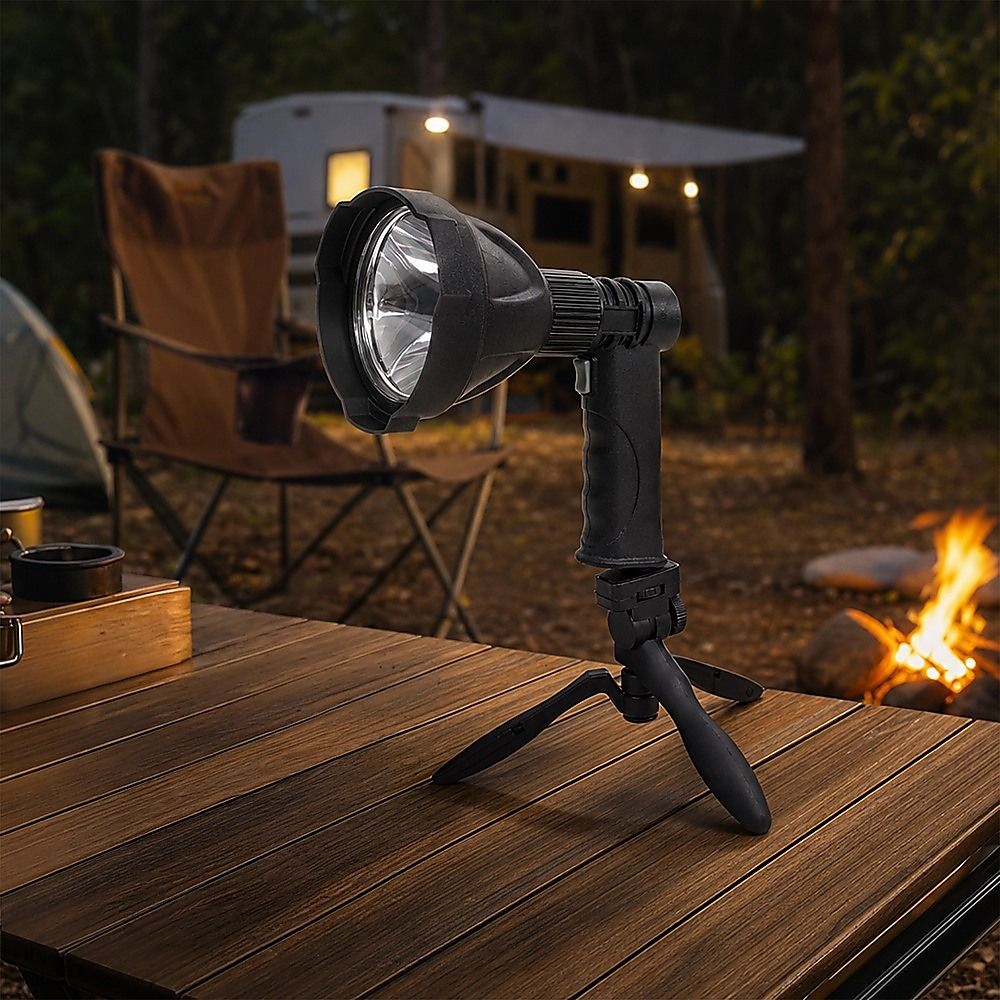 Handheld Spot Light 10W Rechargeable LED Hunting Shooting 12V