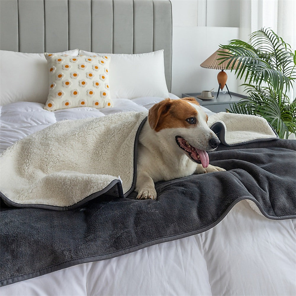 Pet Dog Blanket Premium Waterproof Reversible Couch Bed Protector