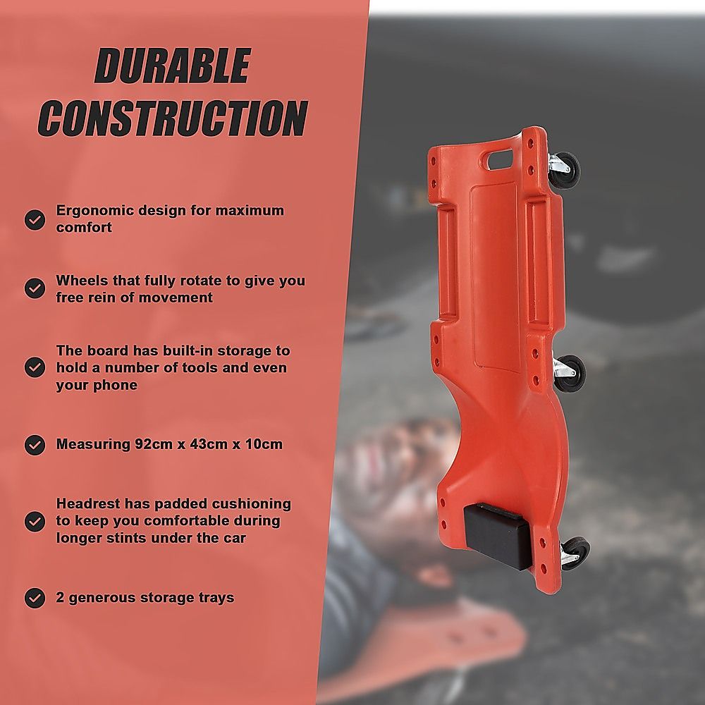 Professional Rolling Mechanics Car Creeper Crawler Board Under Car Tool 92cm
