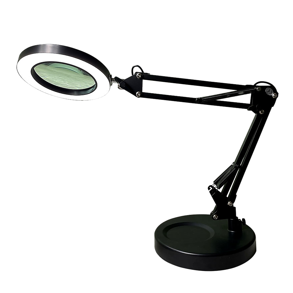 10X Magnifying Glass Desk Lamp Reading Lamp With Base