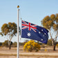 Australian Flag - Heavy Duty Woven Spun Poly with Metal Clips