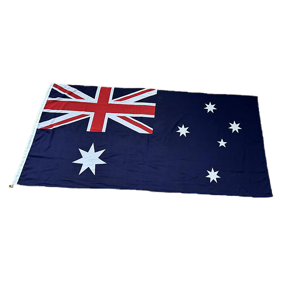 Australian Flag - Heavy Duty Woven Spun Poly with Metal Clips