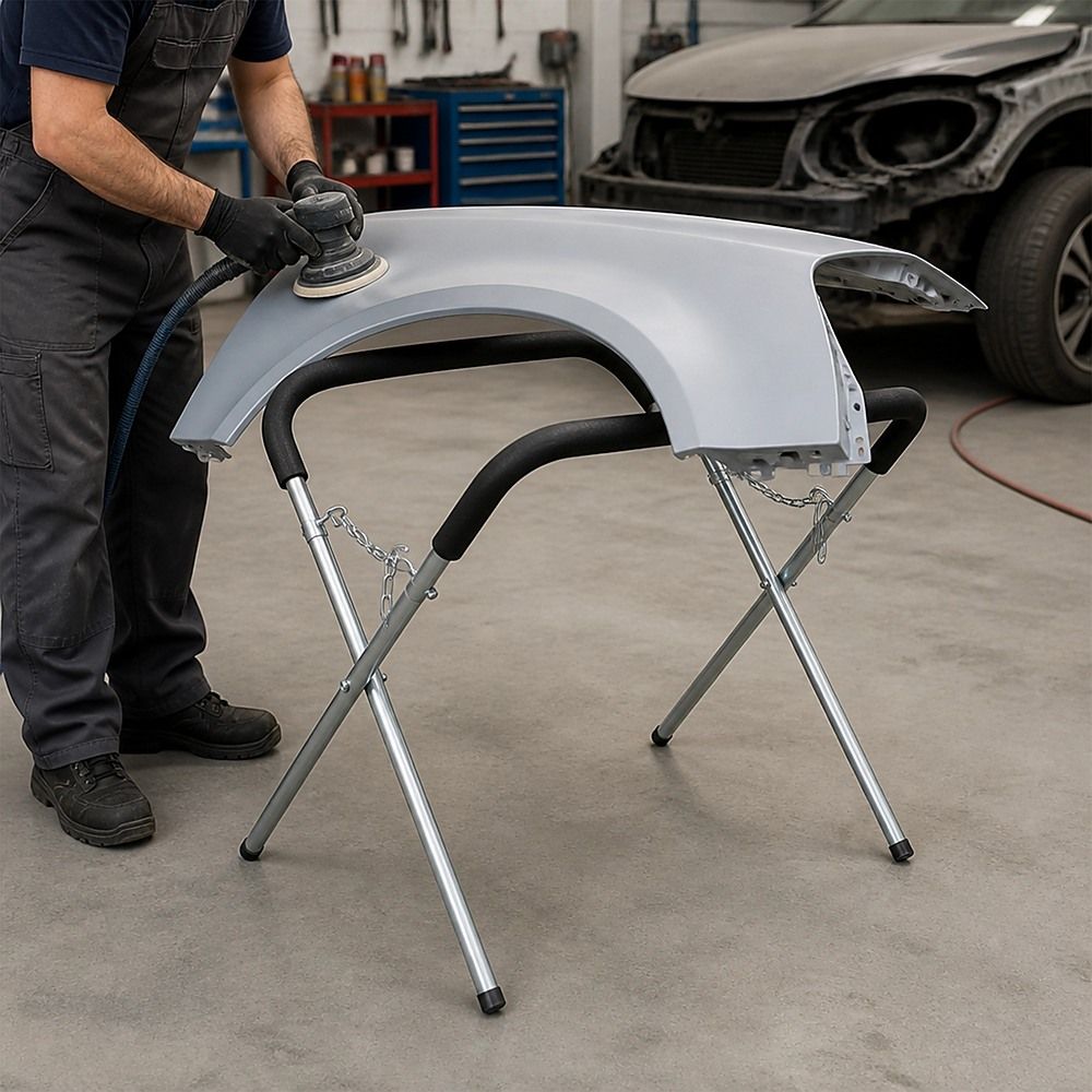 Fender Work Bench Panel Stand - Curved Legs Panel Repair Beating Spray Painting