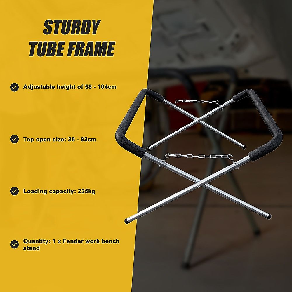 Fender Work Bench Panel Stand - Curved Legs Panel Repair Beating Spray Painting