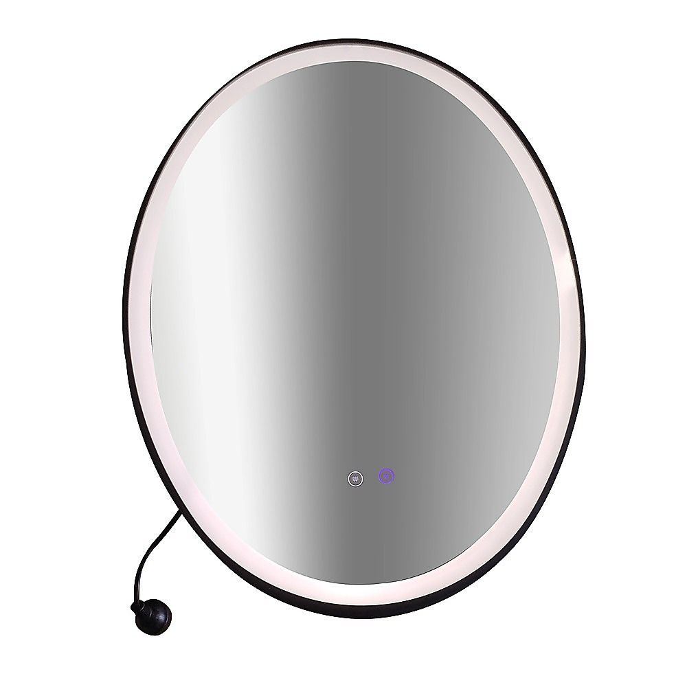 Oval Mirror LED Anti-Fog Illuminated Bathroom Living Room