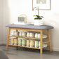 Shoe Stool Storage Rack Cabinet - Multifunctional Space Saving