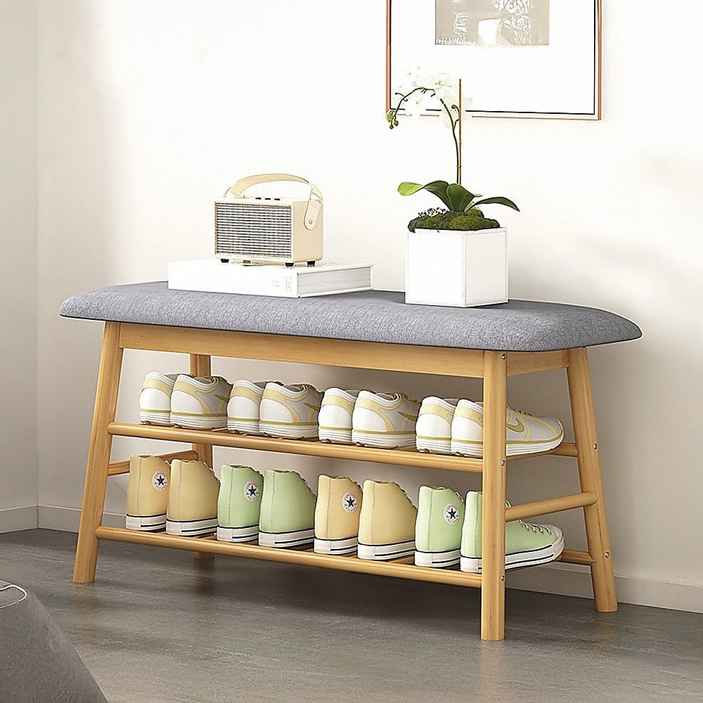 Shoe Stool Storage Rack Cabinet - Multifunctional Space Saving