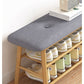 Shoe Stool Storage Rack Cabinet - Multifunctional Space Saving