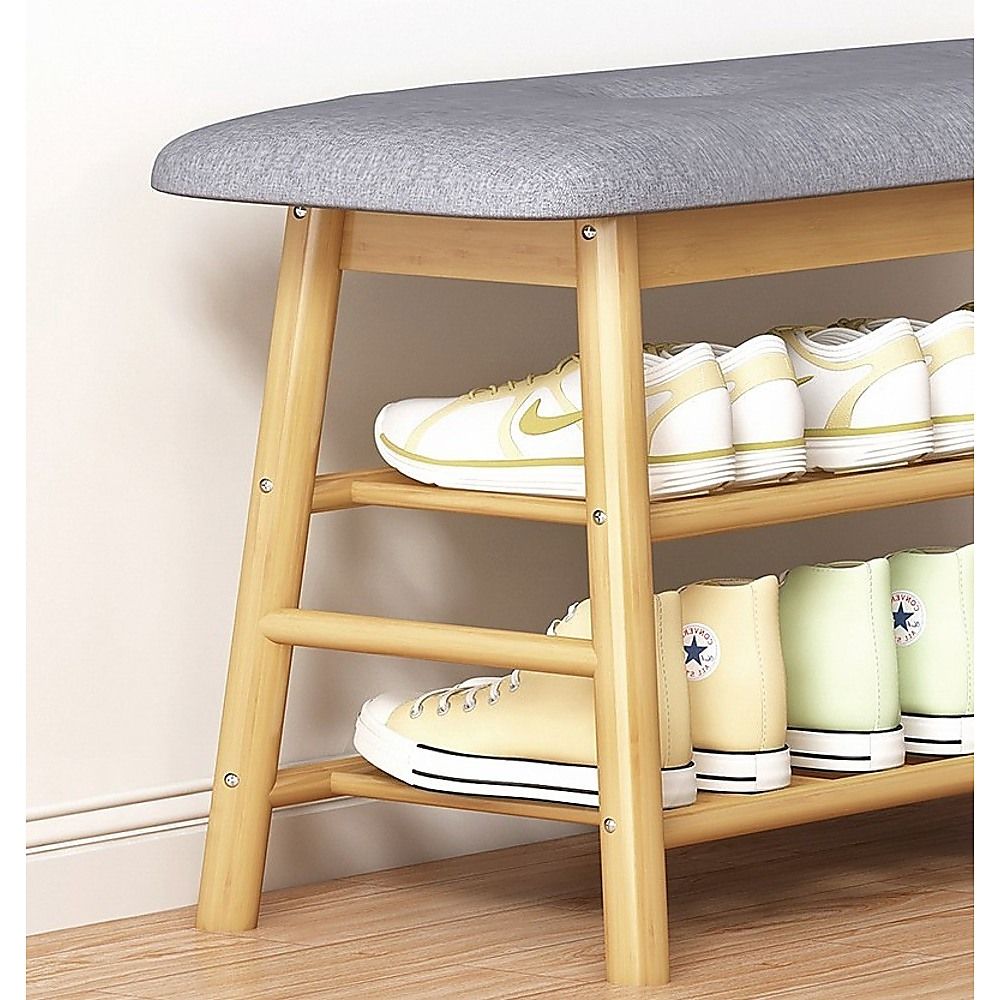 Shoe Stool Storage Rack Cabinet - Multifunctional Space Saving