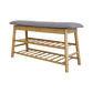 Shoe Stool Storage Rack Cabinet - Multifunctional Space Saving