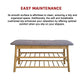 Shoe Stool Storage Rack Cabinet - Multifunctional Space Saving