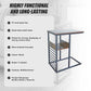 Side Table Sofa End Wooden Shelf Couch Living Nightstand