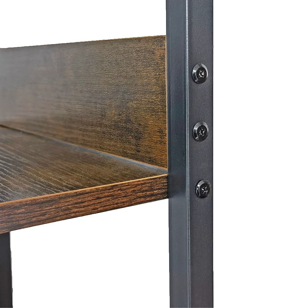 Side Table Sofa End Wooden Shelf Couch Living Nightstand