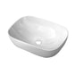 Bathroom Basin Vanity Sink Ceramic Oval Above Counter Top Mount Bowl