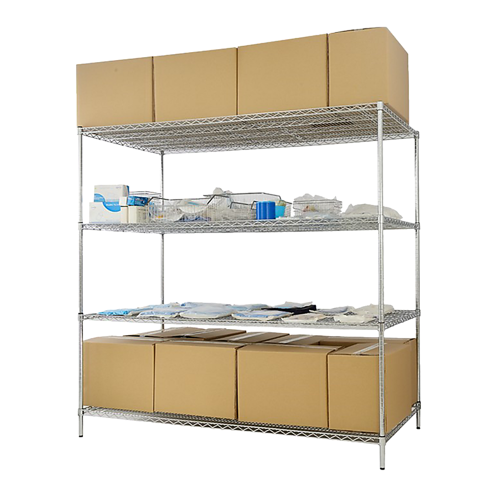 Modular Wire Storage Shelf 1500 x 600 x 1800mm Steel Shelving