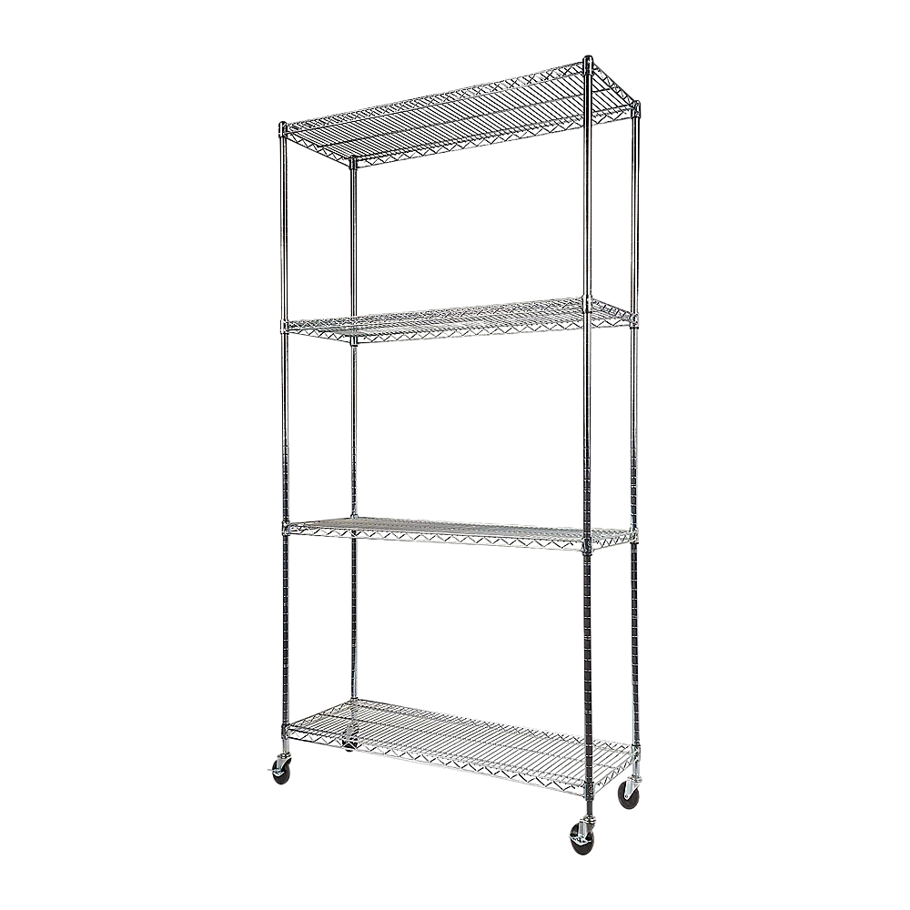 Modular Wire Storage Shelf 900 x 350 x 1800mm Steel Shelving