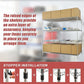Modular Wire Storage Shelf 1500x450x1800mm Steel Shelving