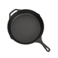 Frying Pan Non-Stick Cast Iron Steak Skillet Round BBQ Grill Cookware - 30cm