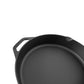 Frying Pan Non-Stick Cast Iron Steak Skillet Round BBQ Grill Cookware - 30cm