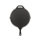Frying Pan Non-Stick Cast Iron Steak Skillet Round BBQ Grill Cookware - 30cm