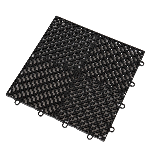 Vented Garage Floor Tiles Snow Water Drainage 30x30cm