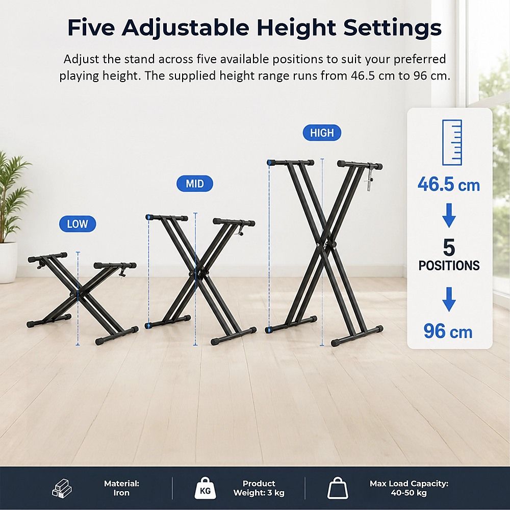 Keyboard Piano Adjustable Stand