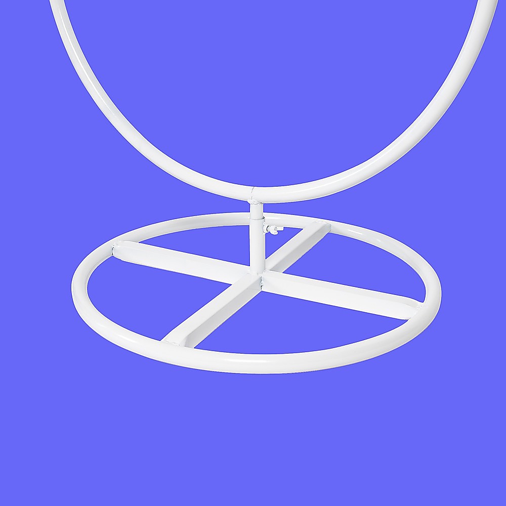 Wedding Arch 2pcs Round Backdrop Rings Loops Flower Balloon Lawn Row Stand