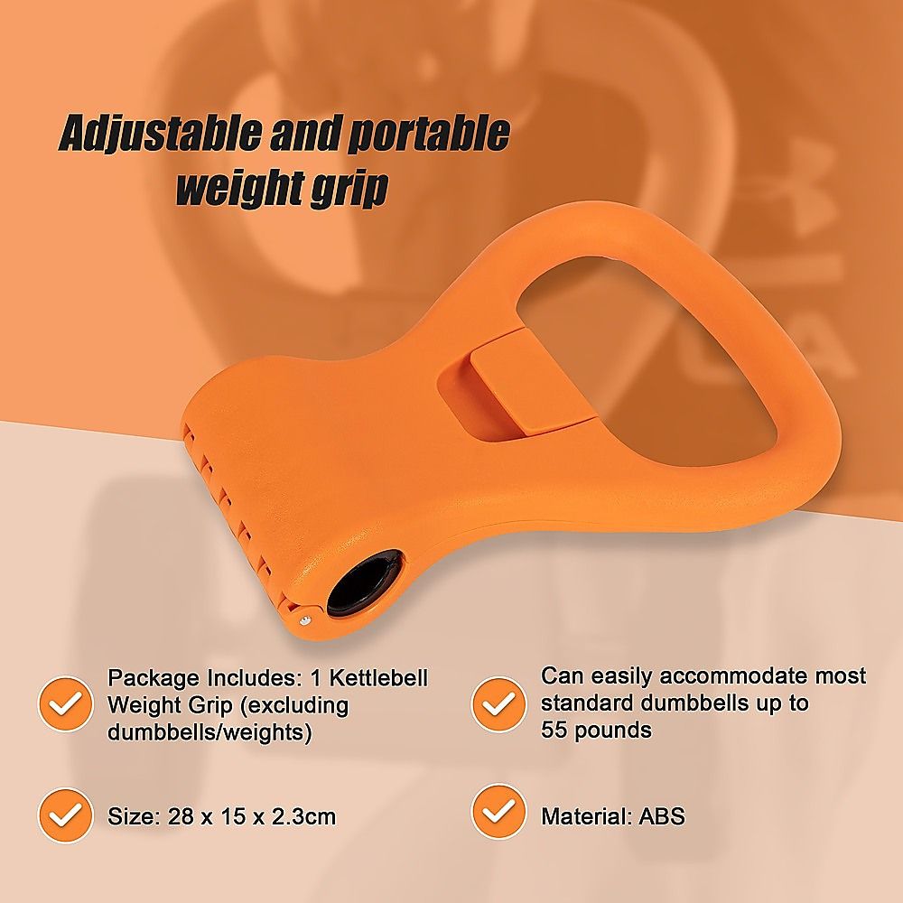 Kettlebell Weight Grip Workout Gym Dumbbells Clamp