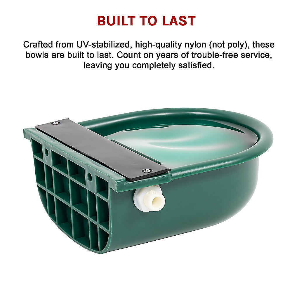 Water Trough Bowl 4L with Automatic Float Valve