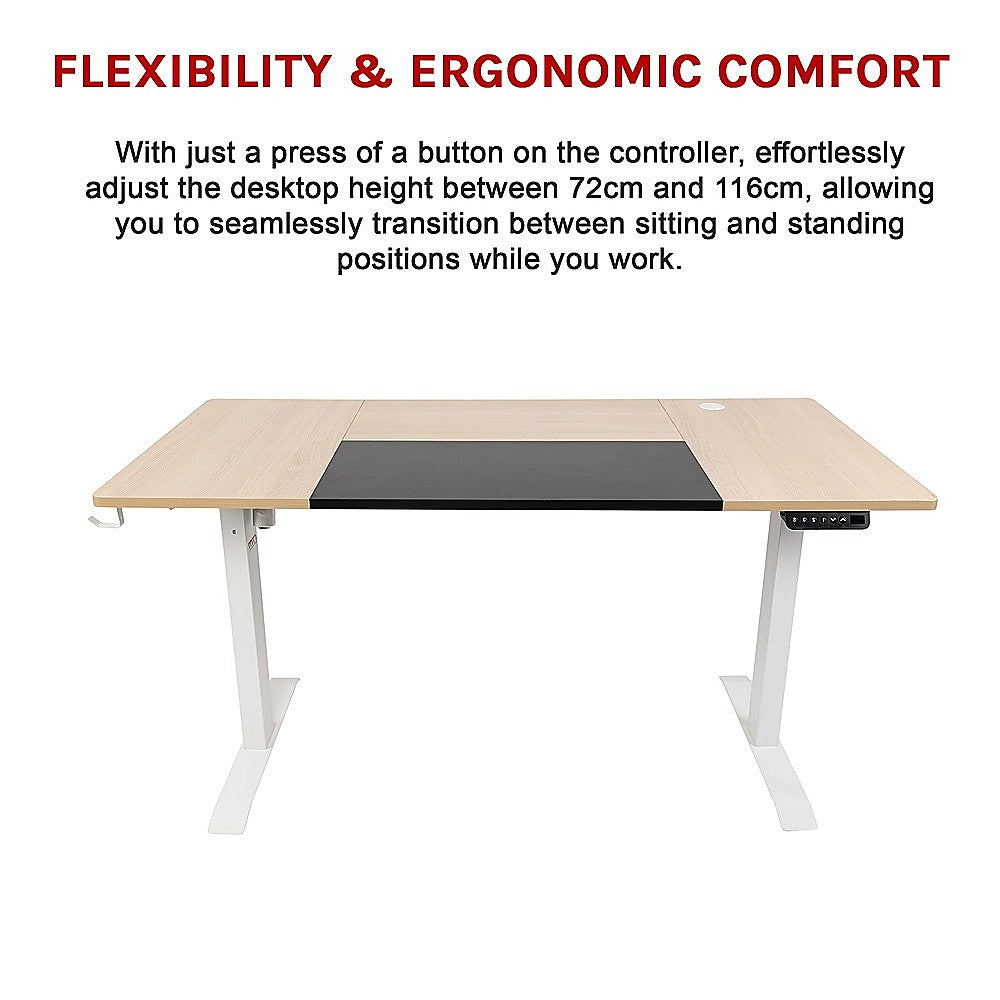 Standing Desk Motorised Computer Desk Height Adjustable Sit Stand Table