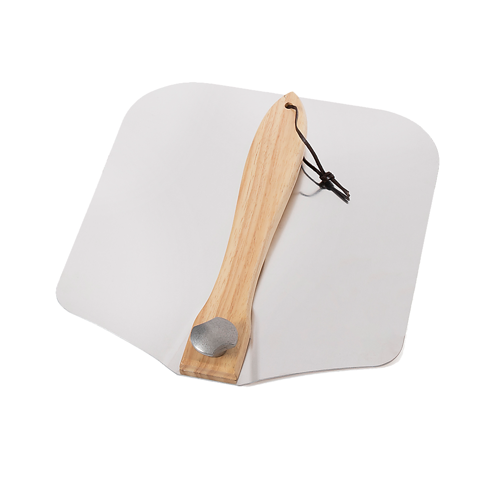 Metal Pizza Peel with Foldable Wood Handle