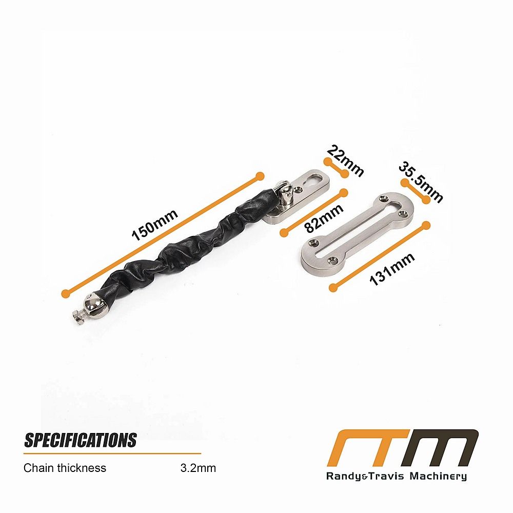 Door Chain Lock Anti-Theft Security Guard Bolt Latch