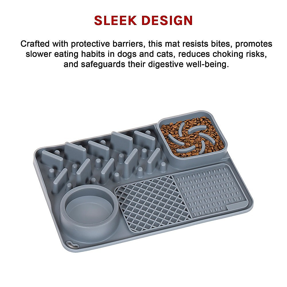 Pet Licking Mat Bite Resistant Non-Slip Slow Feeder