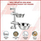 Dog Bowl Adjustable Height Wall Mounted Pet Feeder