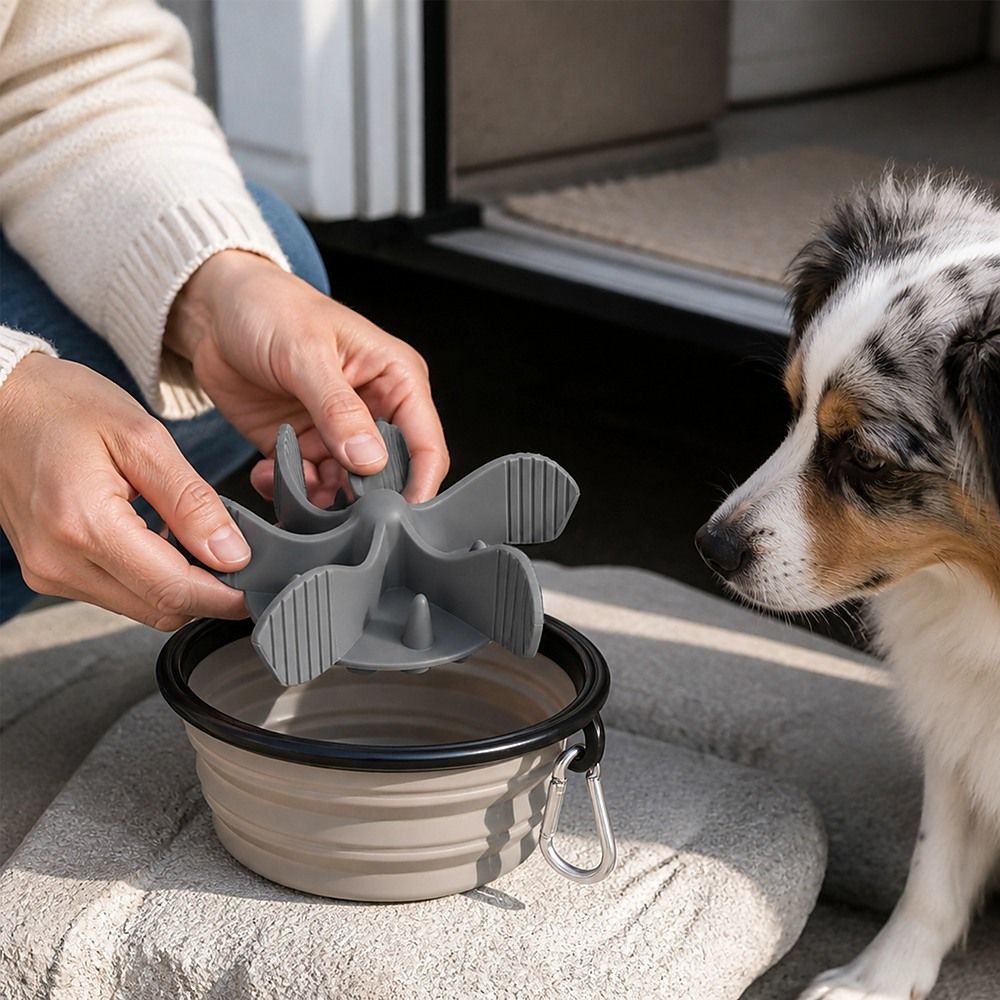 Dog Bowl Slow Feeder Insert (2 Pack)