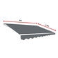 Outdoor Awning Folding Arm Retractable Sunshade Canopy 4.0m x 2.5m Grey