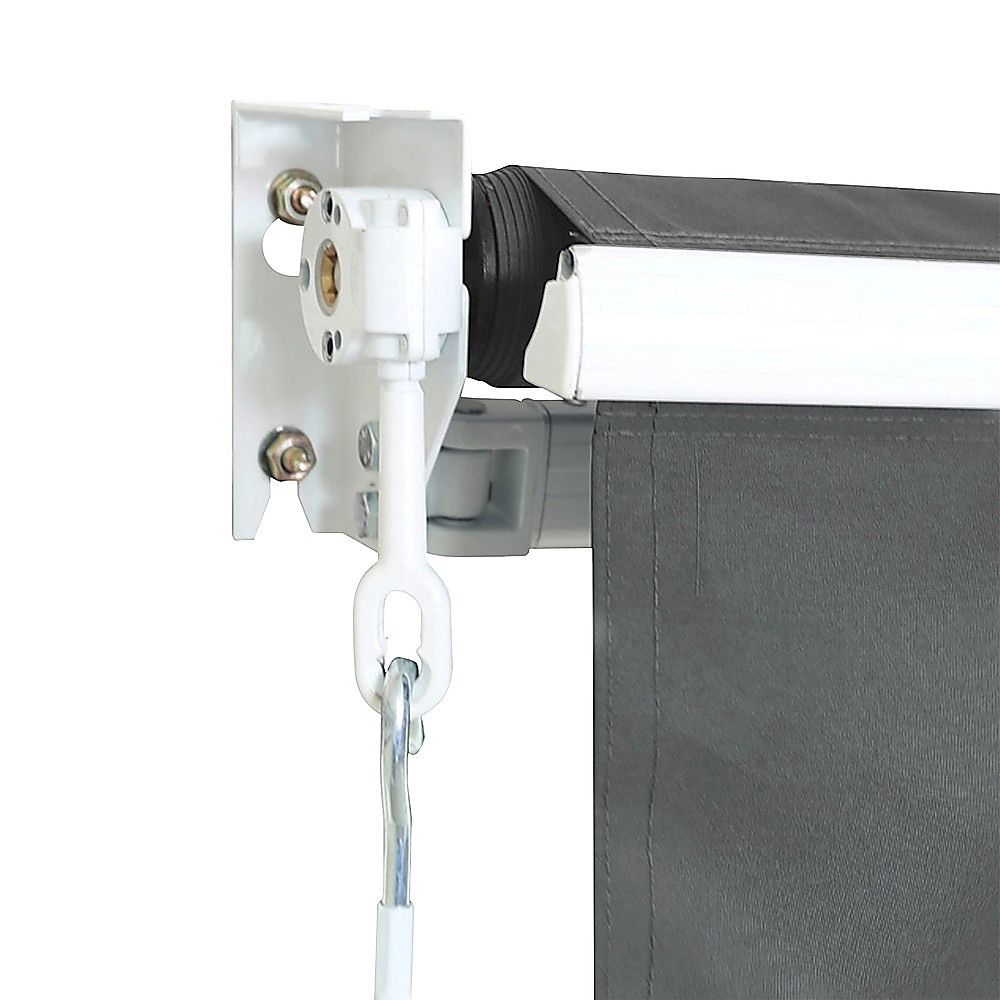 Outdoor Awning Folding Arm Retractable Sunshade Canopy 5.0m x 2.5m Grey