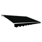 Outdoor Awning Folding Arm Retractable Sunshade Canopy 4.0m x 3.0m Black