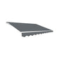 Outdoor Awning Folding Arm Retractable Sunshade Canopy 5.0m x 3.0m Grey