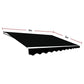 Outdoor Awning Folding Arm Retractable Sunshade Canopy 5.0m x 3.0m Black