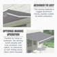 Outdoor Awning Motorised Folding Arm Retractable Sunshade Canopy 3.0m x 2.5m Grey