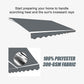 Outdoor Awning Motorised Folding Arm Retractable Sunshade Canopy 3.0m x 2.5m Grey