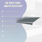 Folding Arm Awning Motorised Outdoor Retractable Sunshade Canopy Grey 4.0m x 3.0m