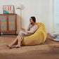 Beanbag Chair Cover Jumbo Cord Unfilled Large Bean Bag - Mustard
