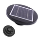 Solar Powered Roof Fan Ventilator Loft Vent for Boat RV Greenhouse Shed HomeMyGarden
