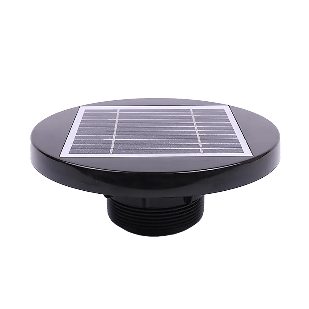 Solar Powered Roof Fan Ventilator Loft Vent for Boat RV Greenhouse Shed HomeMyGarden