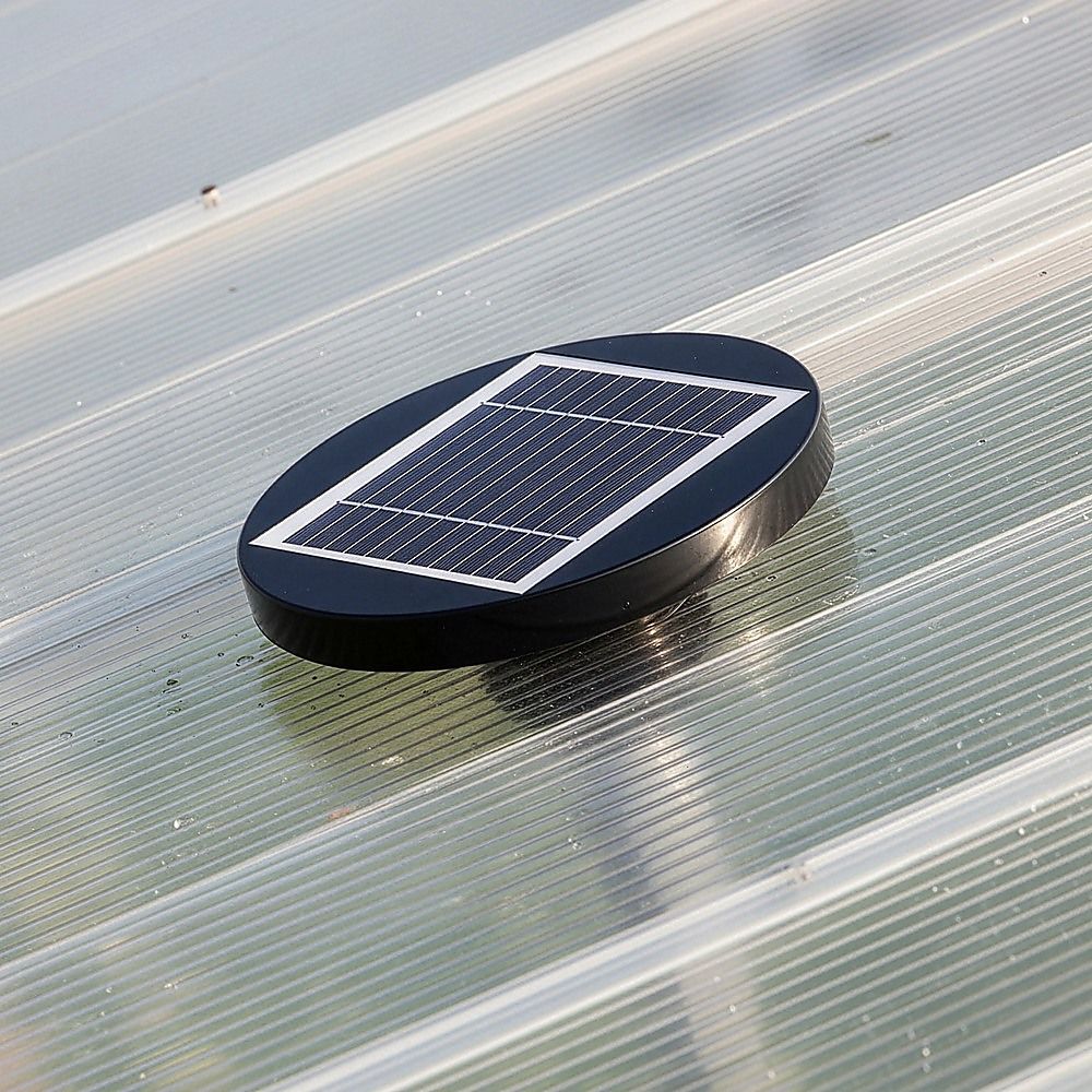 Solar Powered Roof Fan Ventilator Loft Vent for Boat RV Greenhouse Shed HomeMyGarden