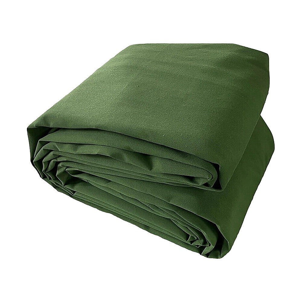 Canvas Tarp Tarpaulin 3x4M Army Heavy Duty Waterproof Sun Blocked Dustproof