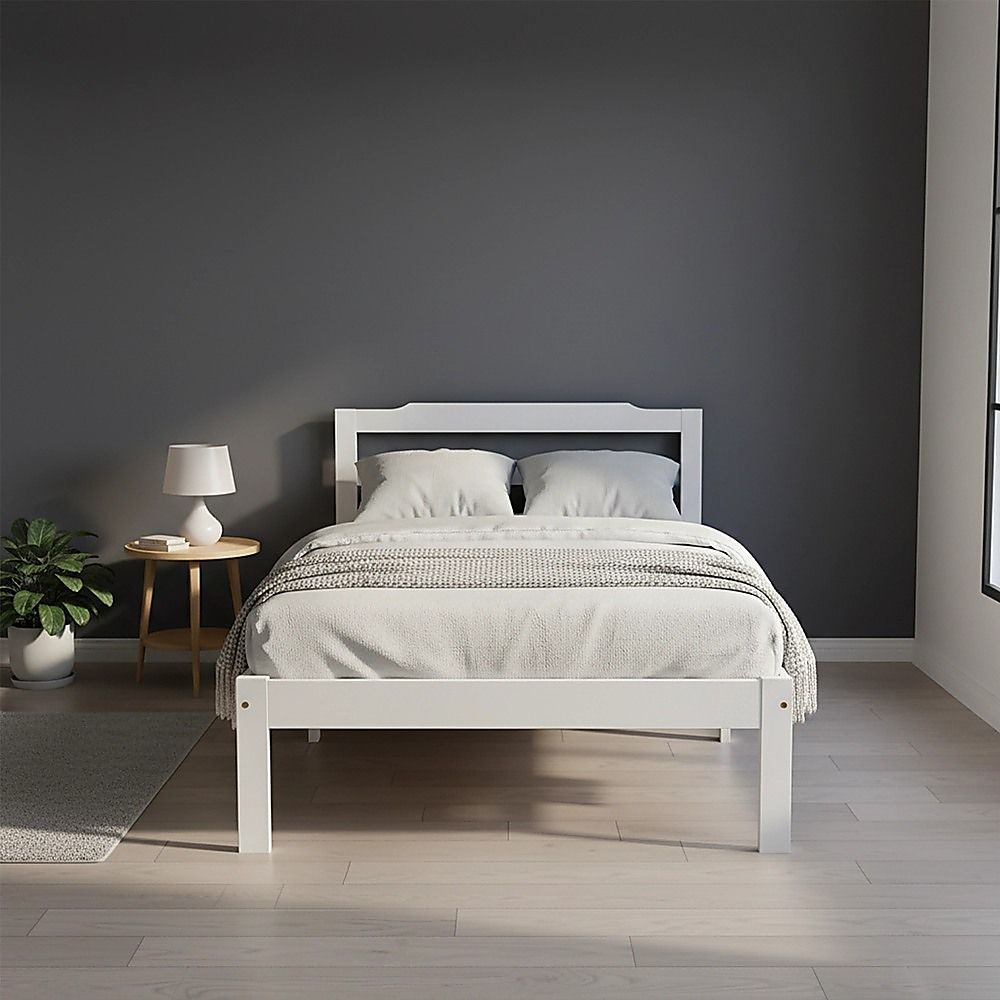 Bed Frame Natural Wooden Home Furniture