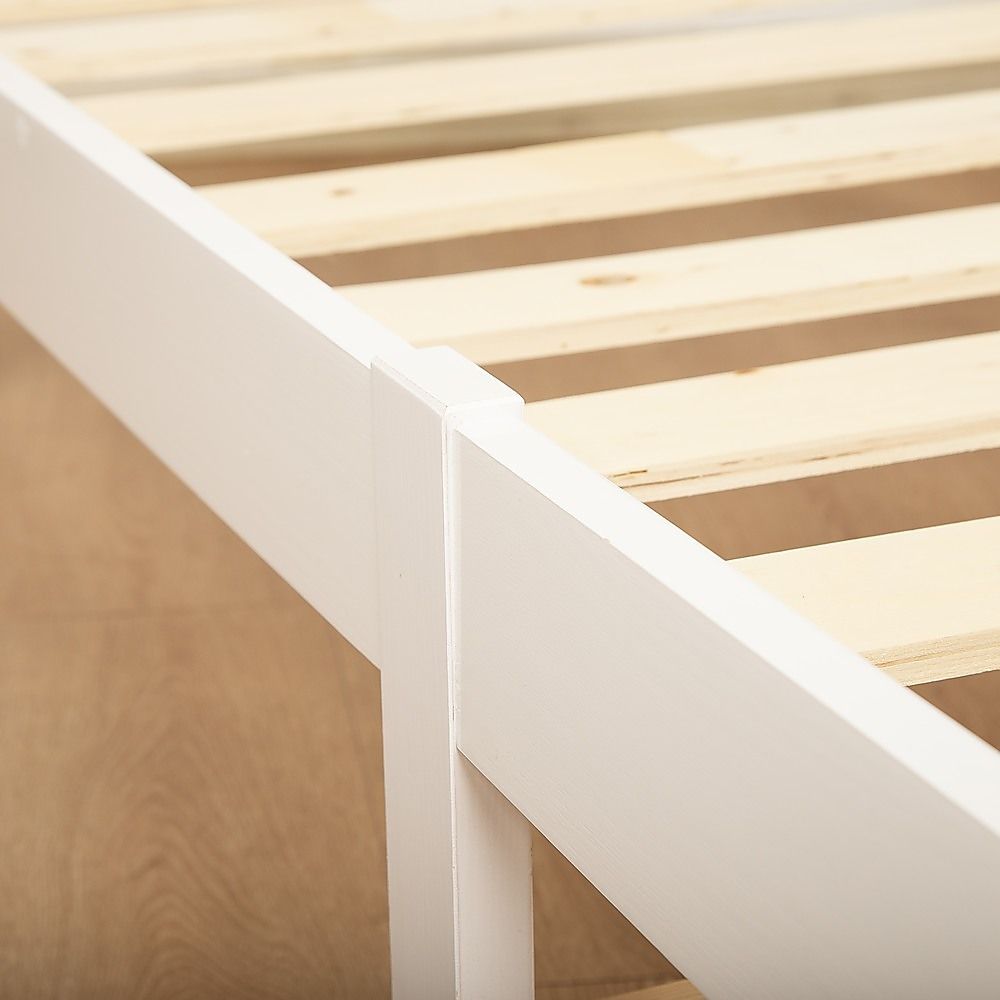Bed Frame Natural Wooden Home Furniture